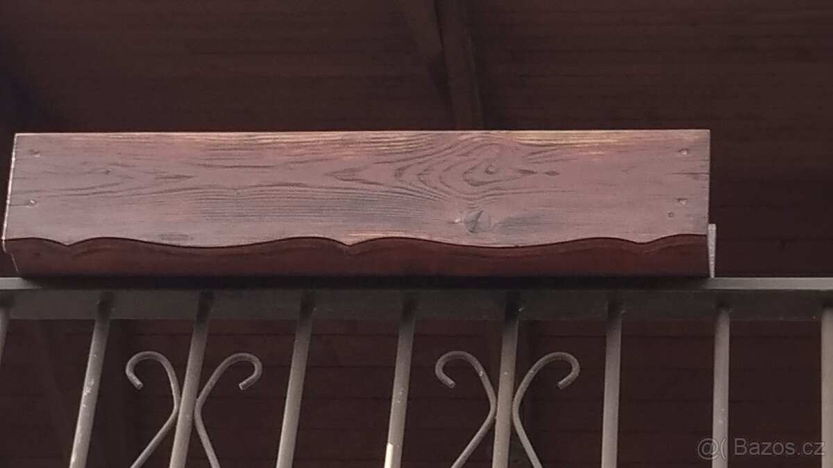 3 ks dřevěný obal na květináč - 84 x16