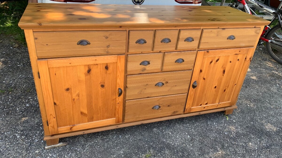 Ikea komoda masiv - Markor Leksvik Hemnes antik