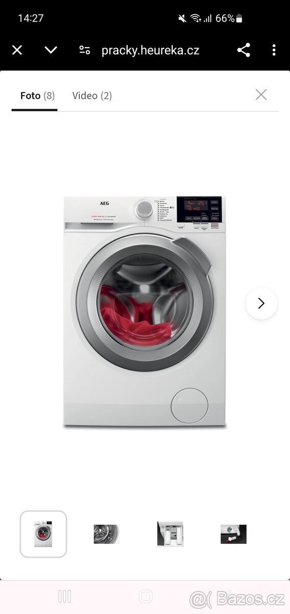 Pracka AEG L6FBG68SC