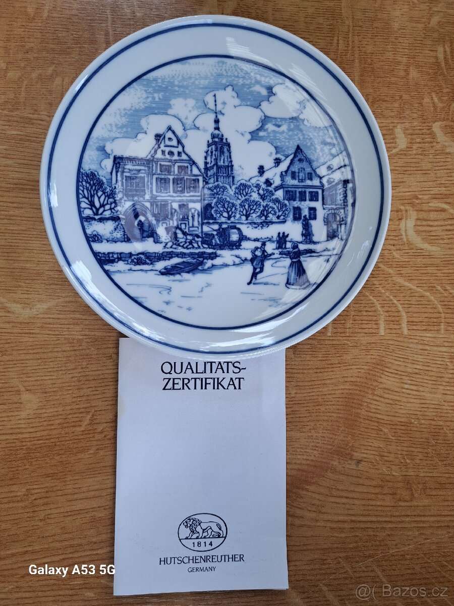 Dekorativní porcelánový talíř Hutschenreuther
