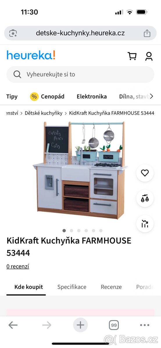 Dětská kuchyňka kinderkraft Farma