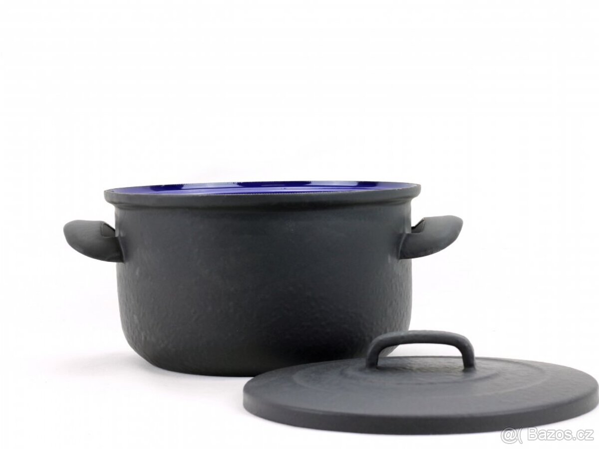 Smaltovaný hrnec s poklici 2,2l (ø 25)