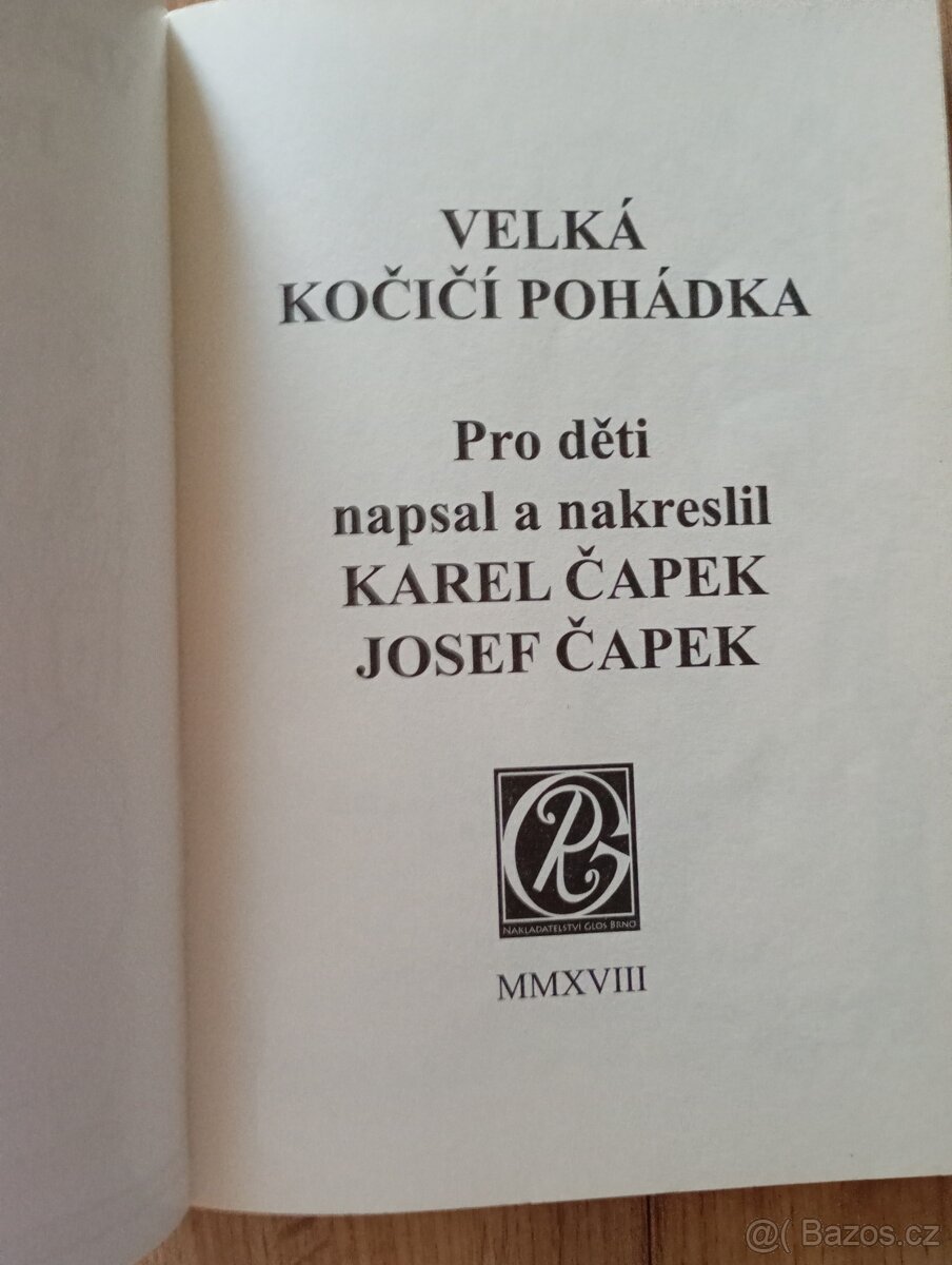 Velká kočičí pohádka Karel Čapek