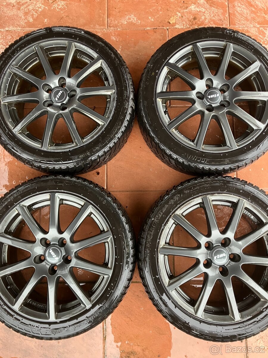 Rial 7Jx17 H2 ET47- zimní pneu Infinity 205/50 R17