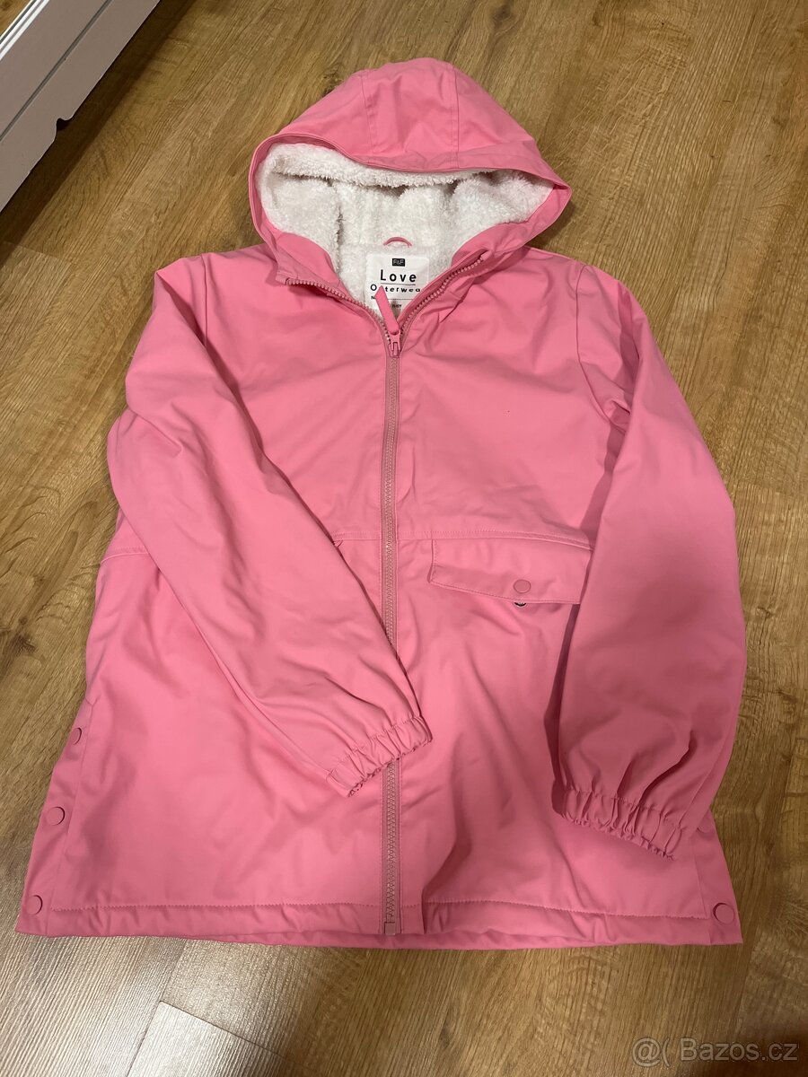Divci ruzova nepromokava bunda F&F 11-12 let