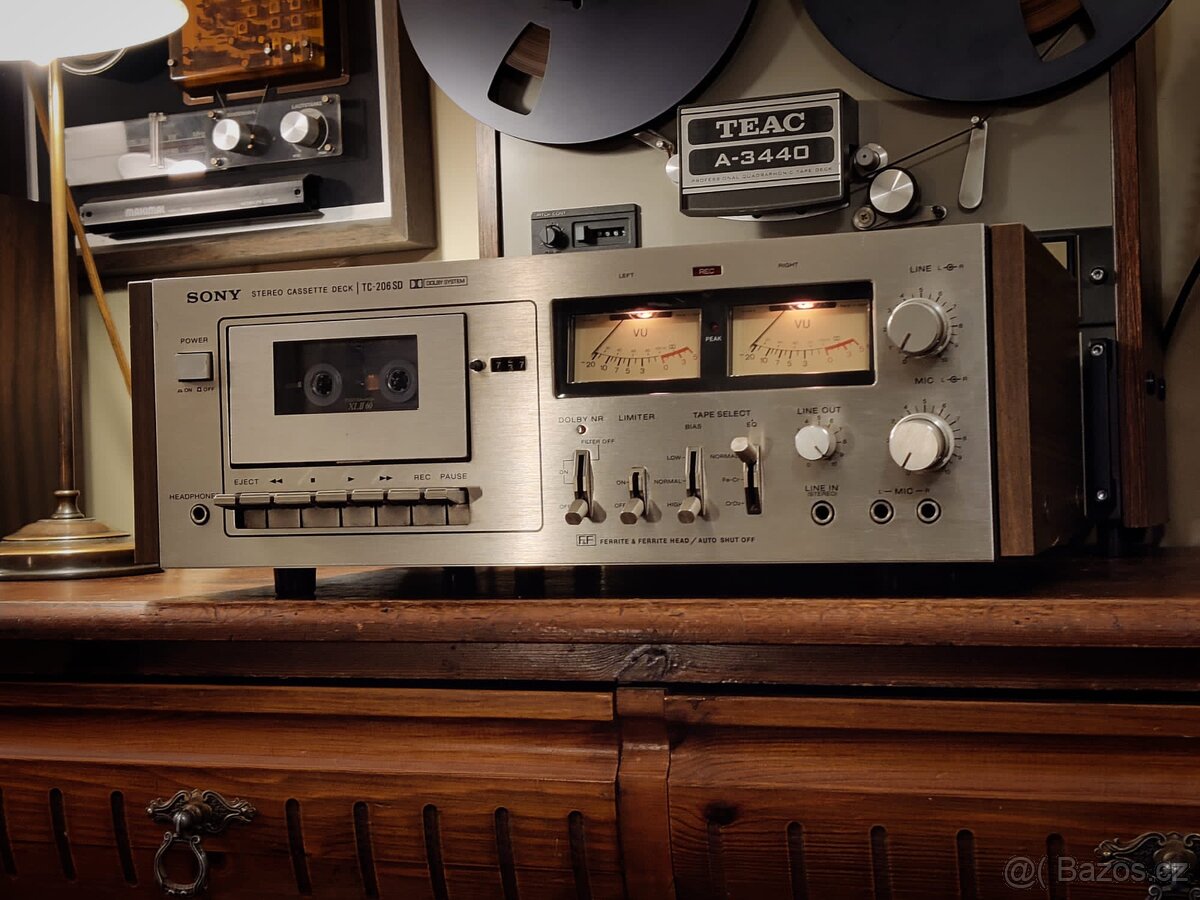 Tape deck, magnetofon Sony TC-206SD