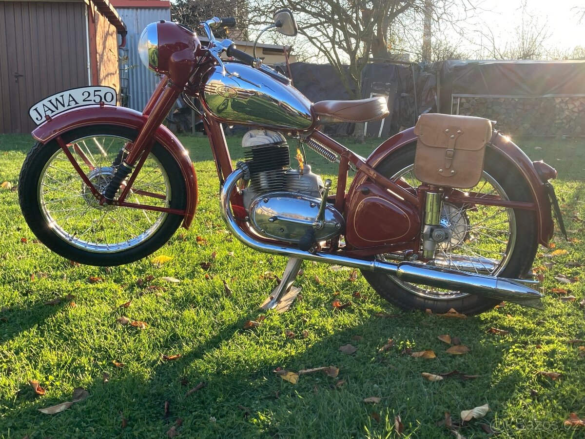 Jawa 250 pérák 1950
