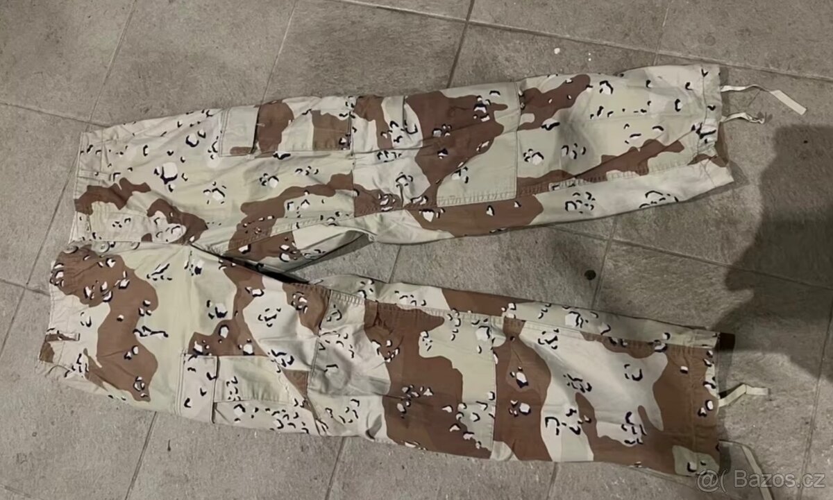 Koupím us army kalhoty 6 color desert vel. large regular