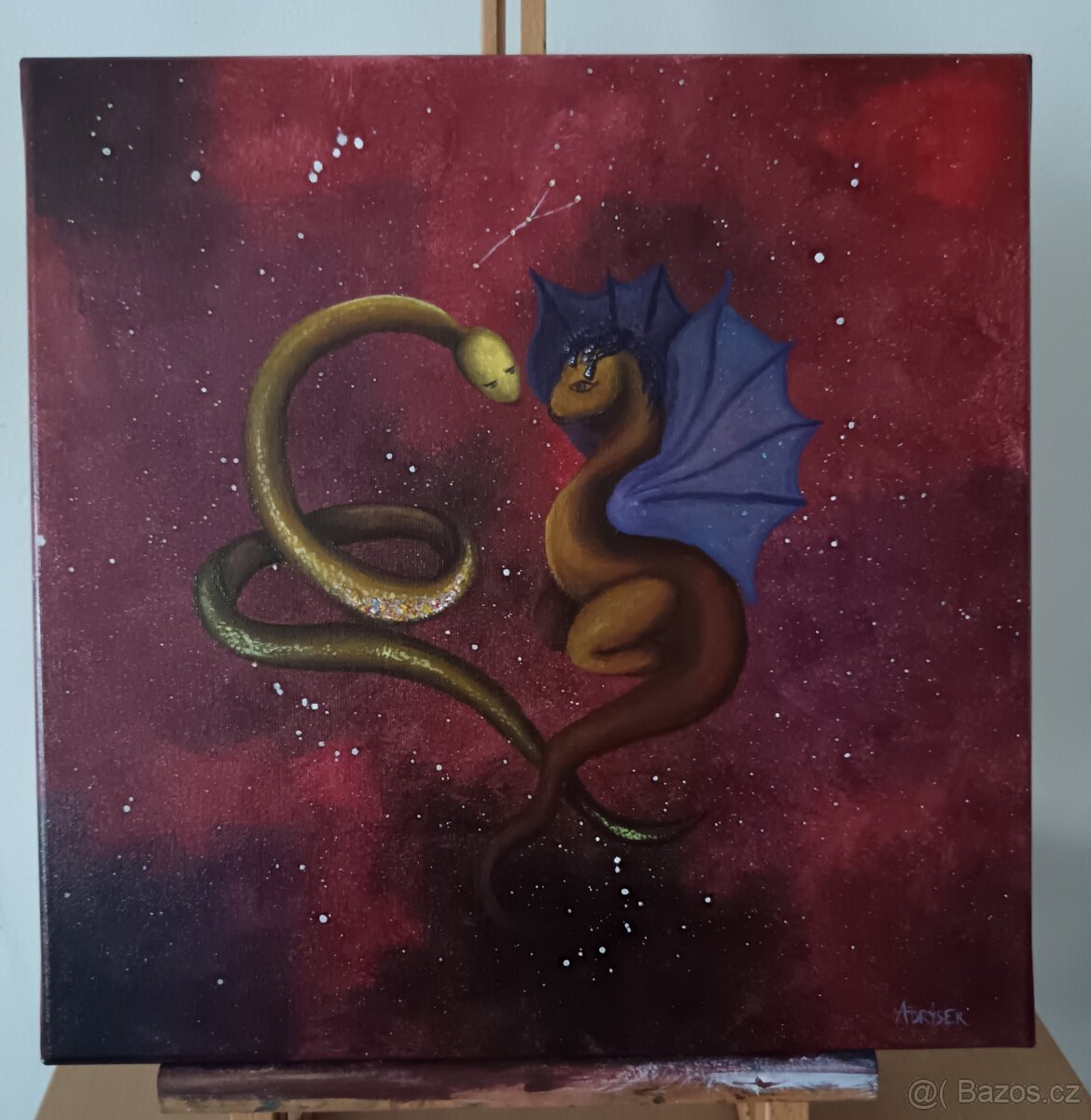 Obraz na 3D plátno - Drak a had