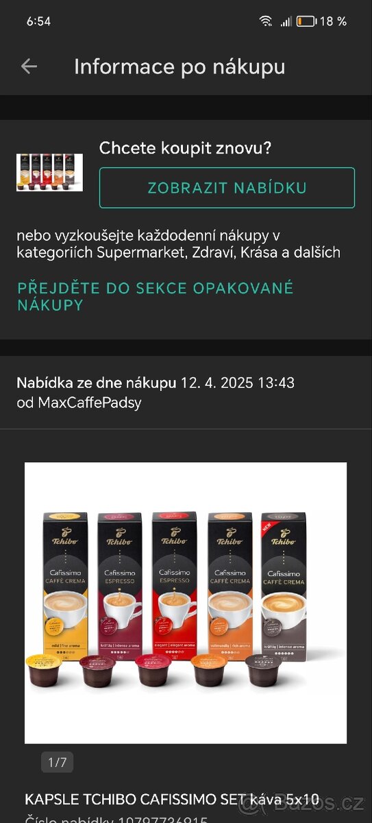 Kfe tablety cafisimo