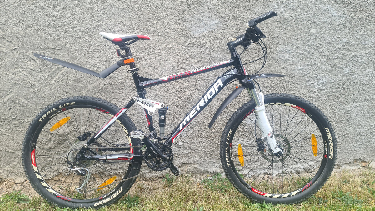 Celoodpružené Merida One-Twenty 800-D, Shimano XT, Rám 20