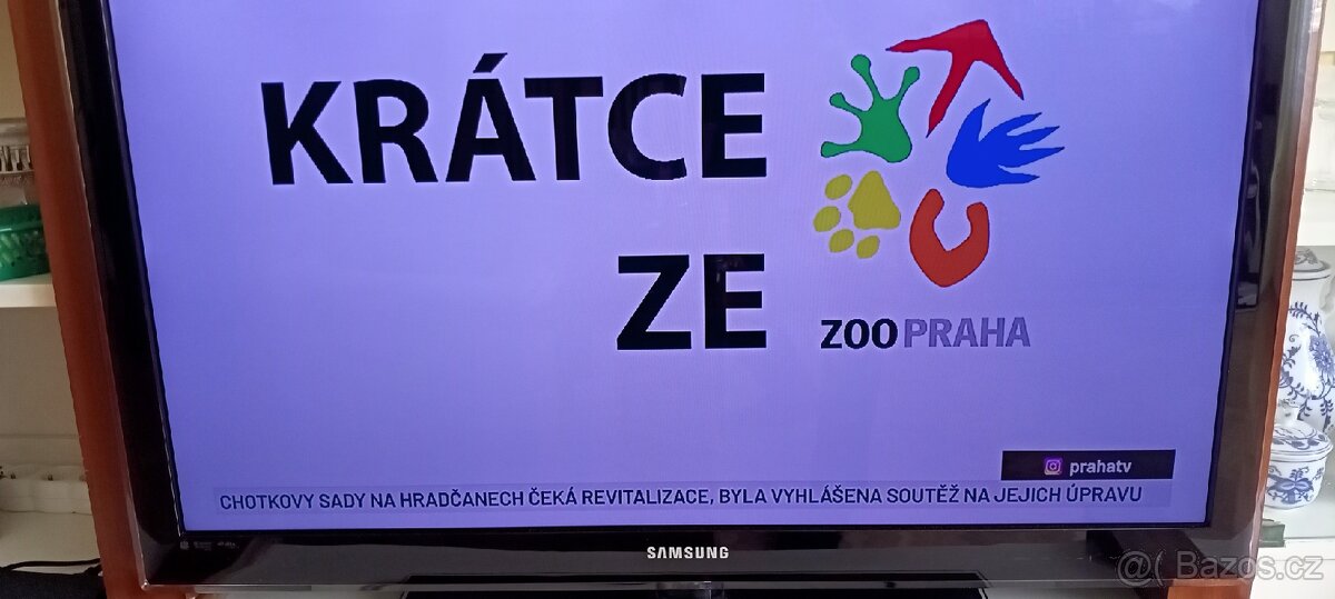 Televize LCD Samsung 94cm + set top box Emos 190.