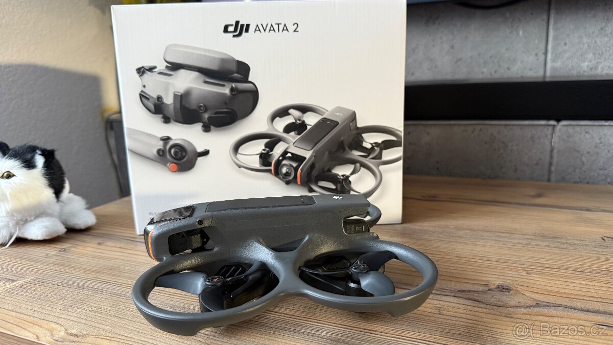 DJI AVATA 2 fly more combo., fpv remote cont, 2 roky záruka