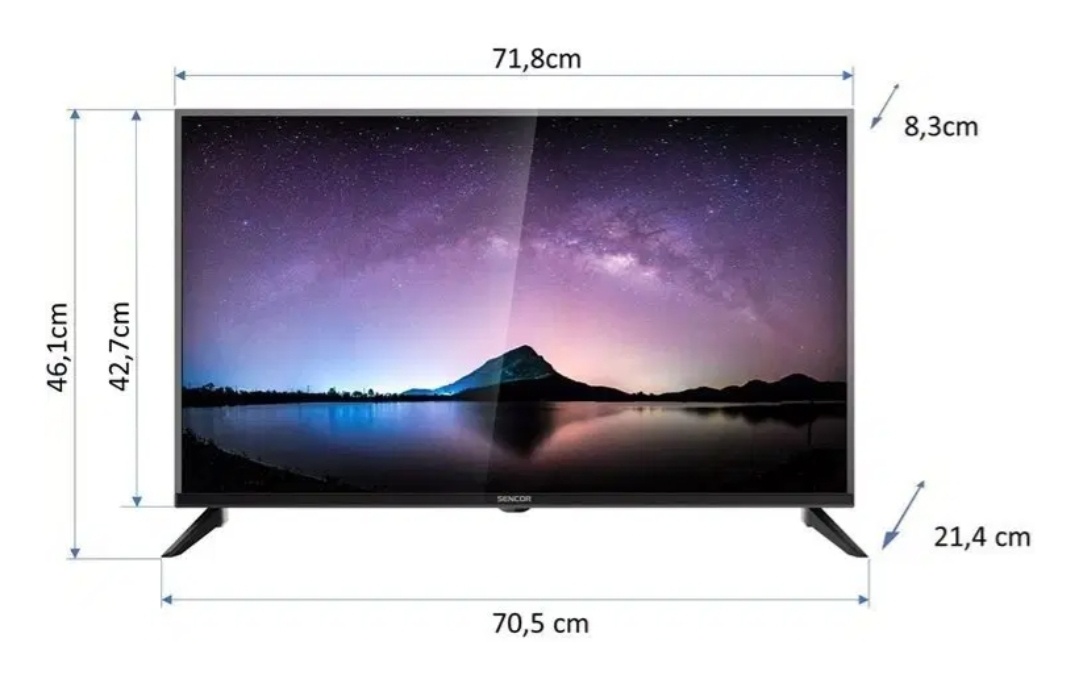 Televizor Sencor 81cm/32" SLE 3260TCS