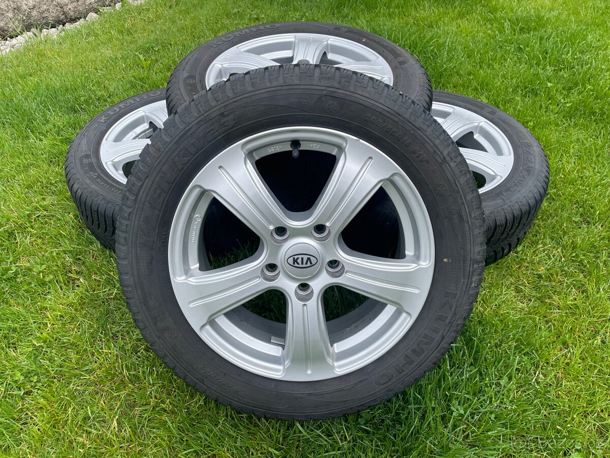 Prodám - Sadu Alu kol 5x114,3mm, ET46, R16, KIA