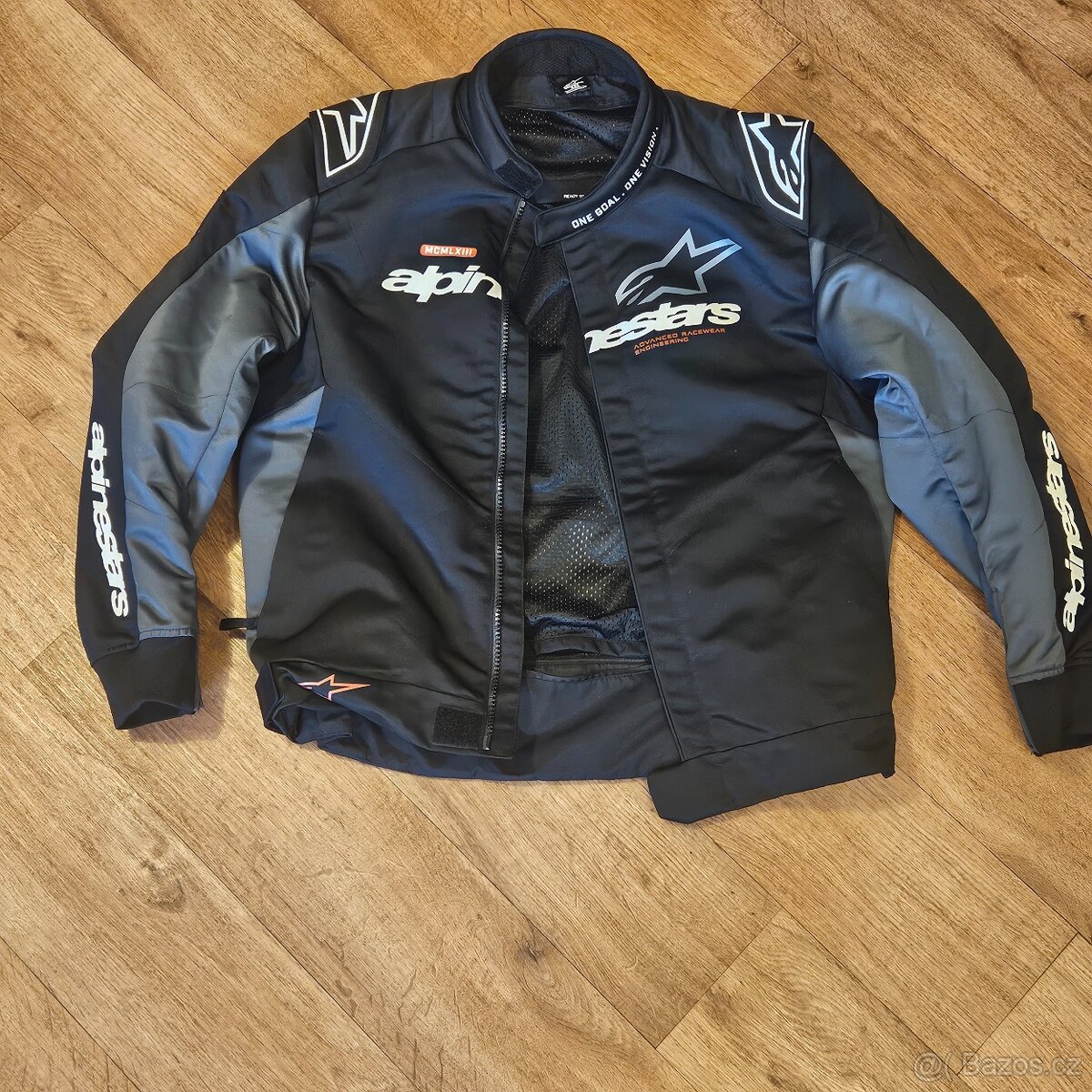 Bunda na motorku Alpinestars XXL+ chránič páteře