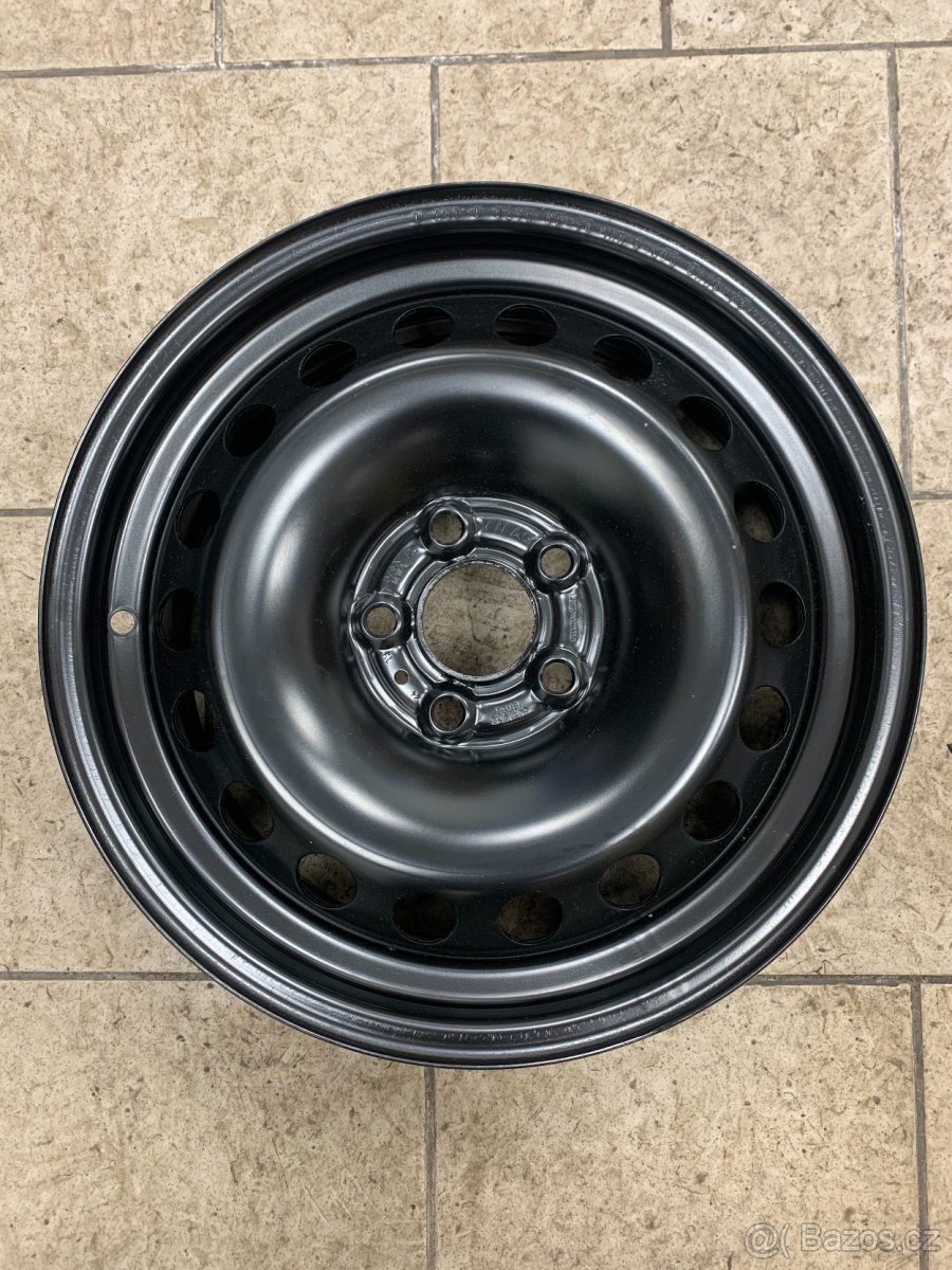 Plechové disky Škoda Scala 5x100 r15 Nová sada