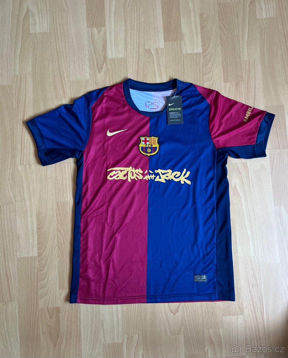 FC Barcelona jersey with Travis Scott