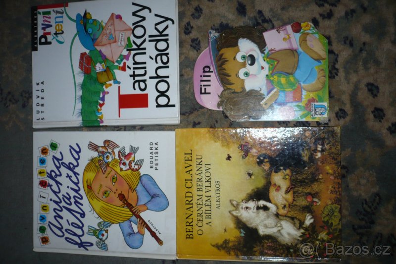 dětské knížky anička a flétnička, tatínkovy pohádky, filip