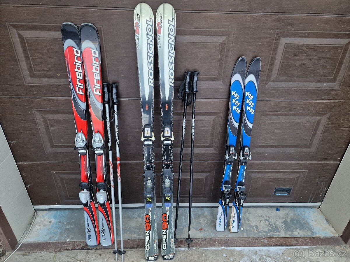 Sjezdove lyze + lyzarske boty