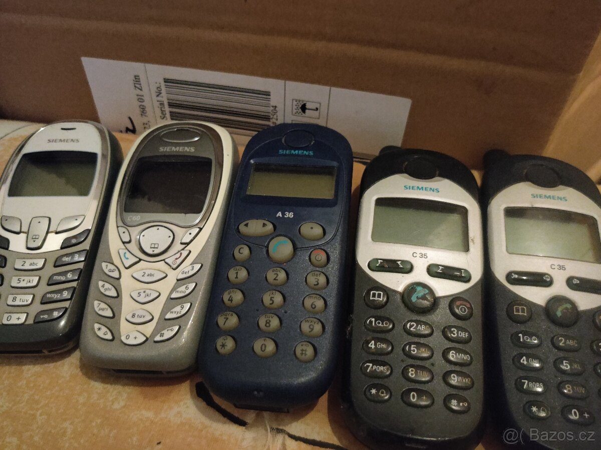 Telefony Siemens A36 + A57 + C60