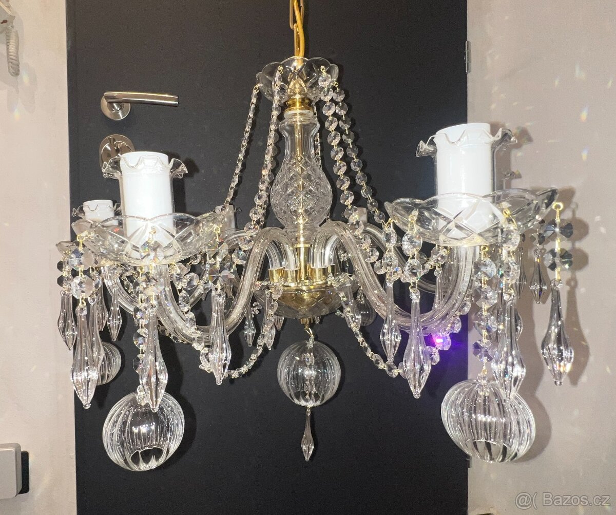 KŘÍŠTÁLOVÝ LUSTR - KAMENICKÝ ŠENOV, DESING BY PRECIOSA. NOVÝ