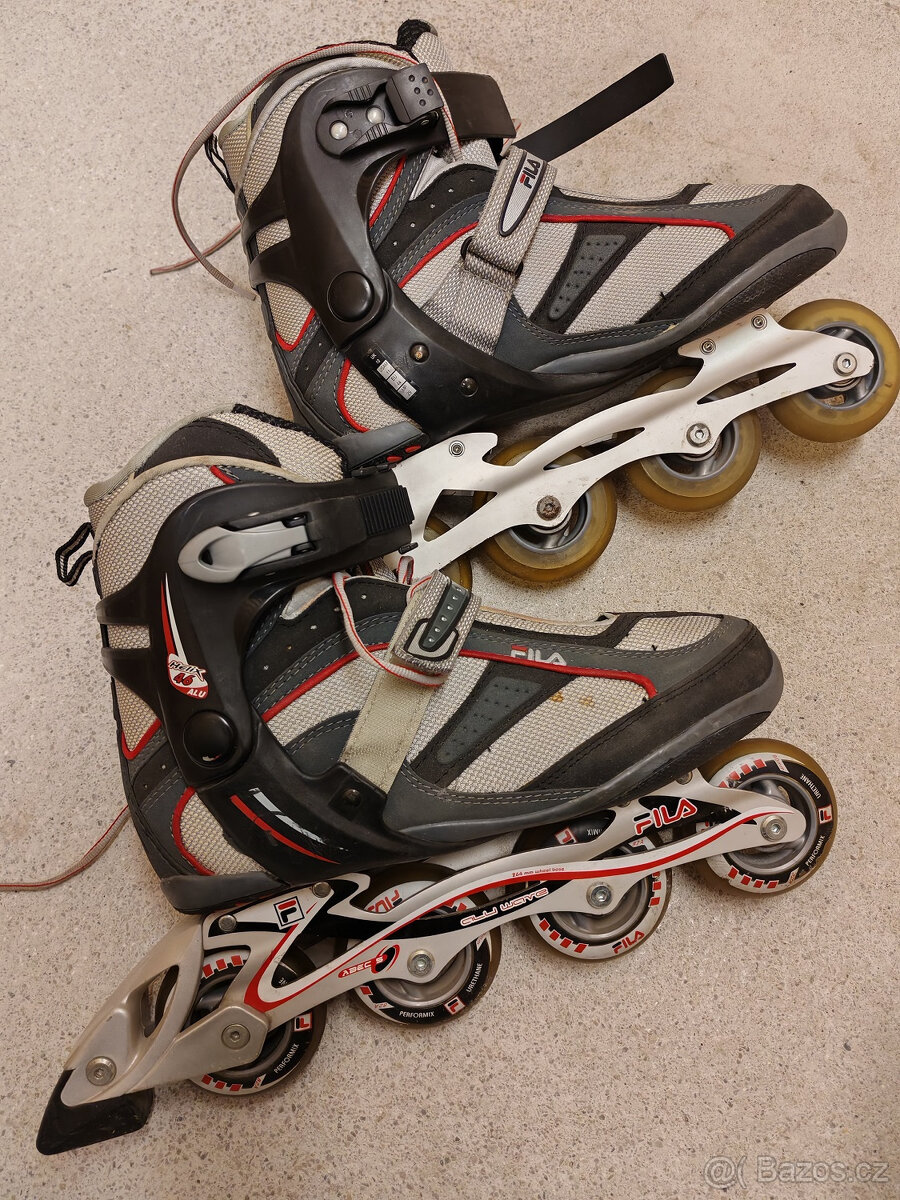 Kolečkové bruske FILA Helix 46 Alu, velikost 44