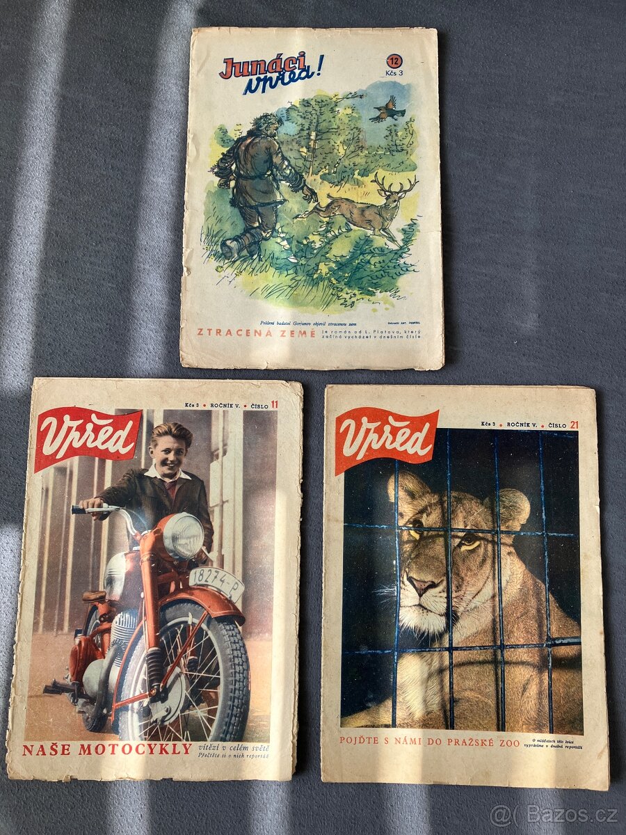 Prodám časopisy Vpřed/Junáci vpřed