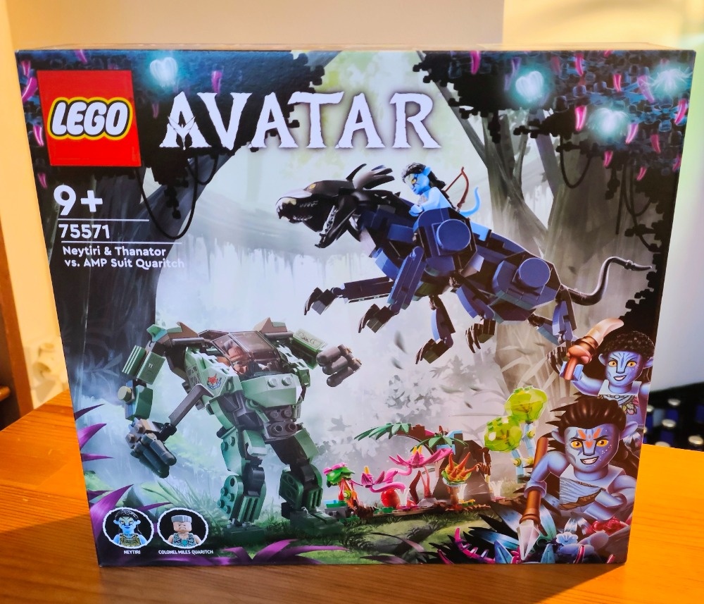 LEGO Avatar 75571 Neytiri a thanator vs. Quaritch v AMP