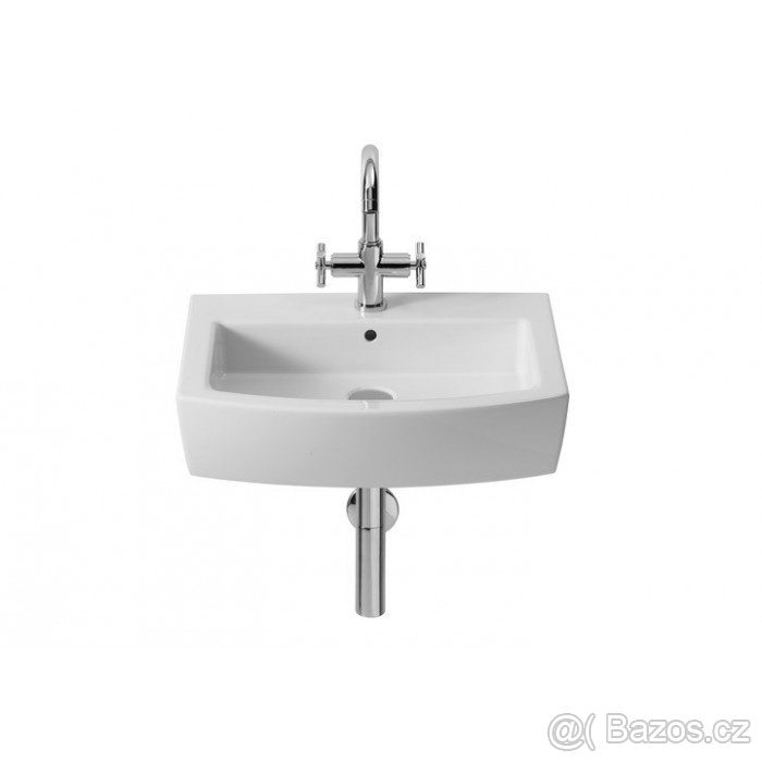 umyvadlo 55 cm a keramický kryt sifonu ROCA Hall