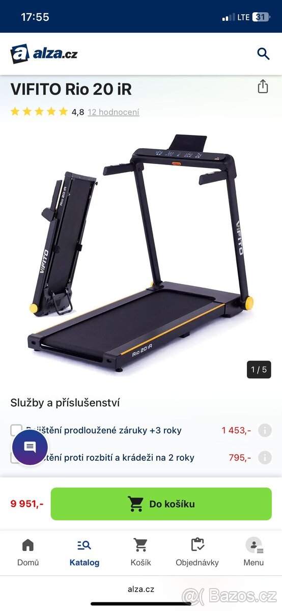 Prodám nový běžecký pás