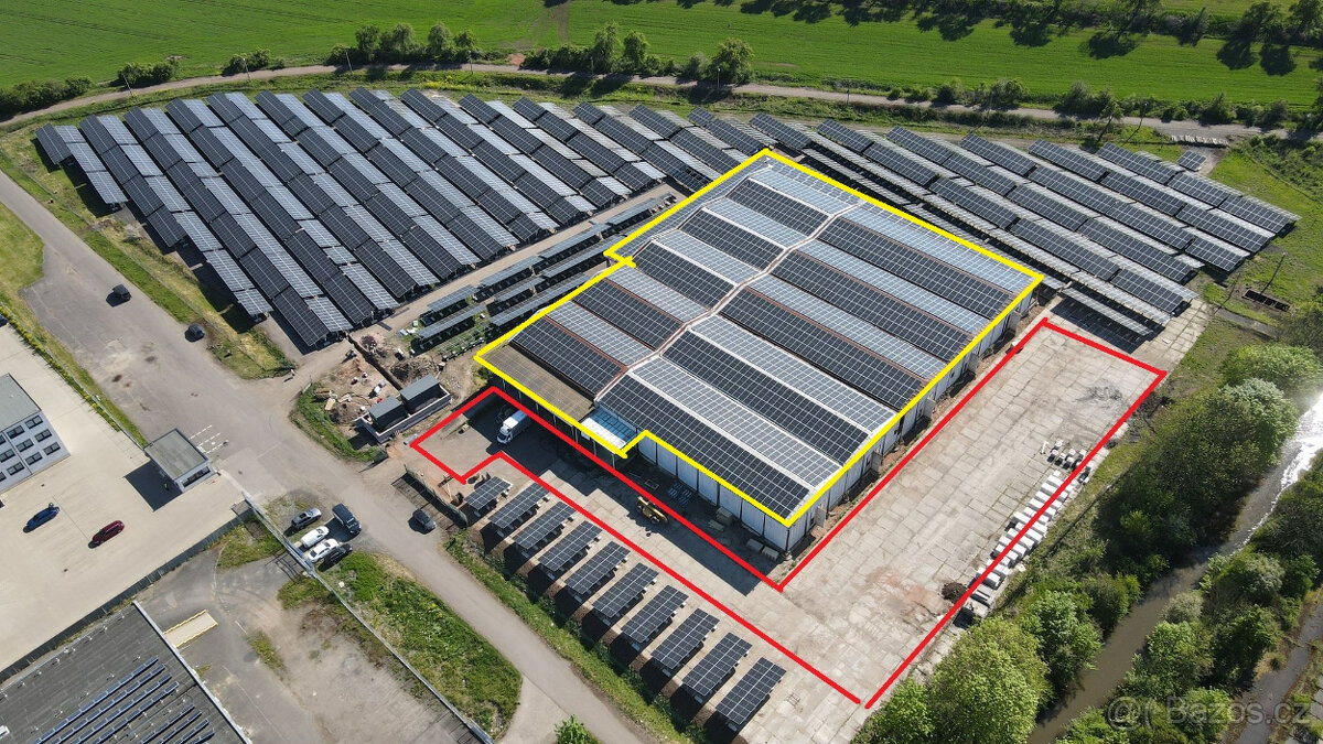 Pronájem sklad. haly 5000 m2 - lokalita Most 36 Kč/m2
