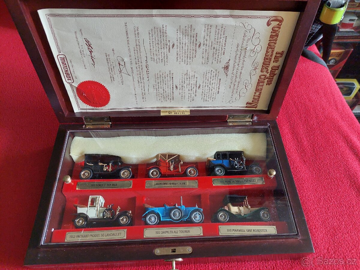 Matchbox yesteryear Set v dřevěném kufru EXCELENTNÍ stav