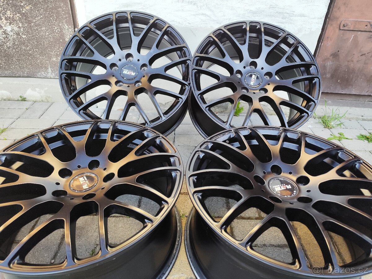 ALU 5x120 r18 PLATIN + PNEU - PĚKNÉ DISKY