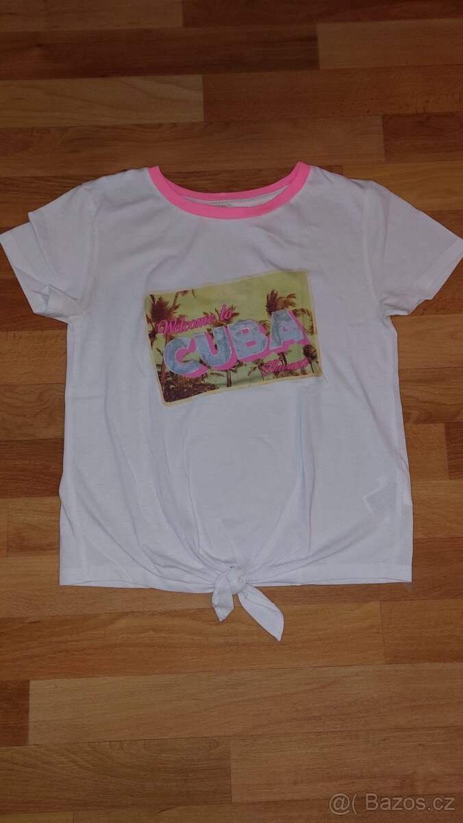 Triko,crop top Cuba,vel,146/152,H&M