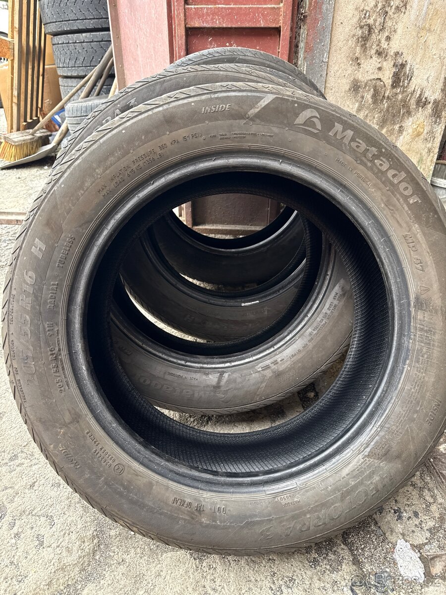 Pneu 205/55 r16 Matador hectora 3 2x5,5+2x4,5mm sada