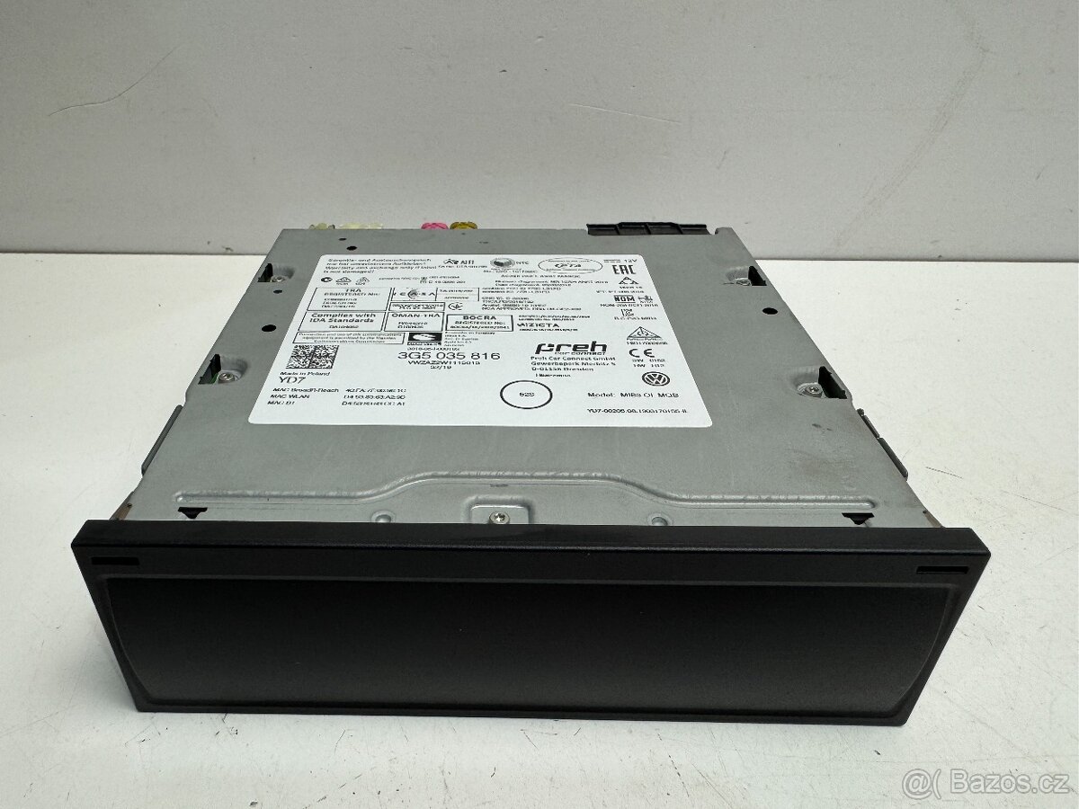 3G5035816, VW MIB řídící jednotka MMI navigace + displej