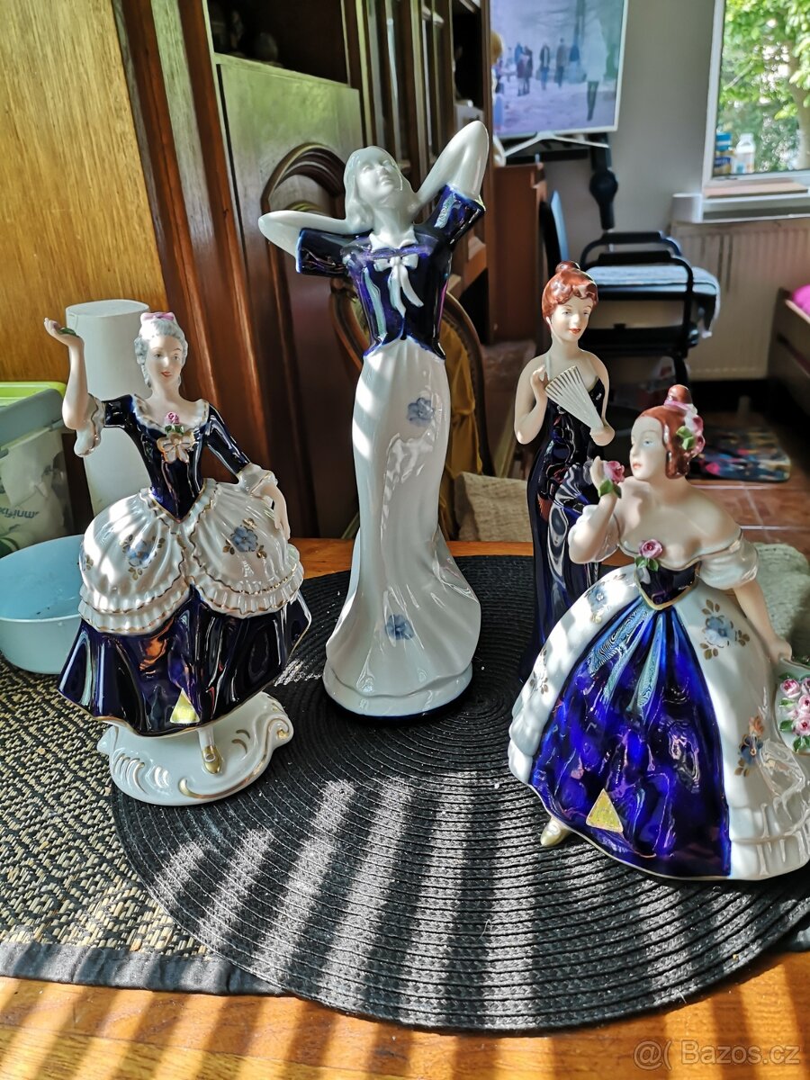 porcelánové sošky Dux