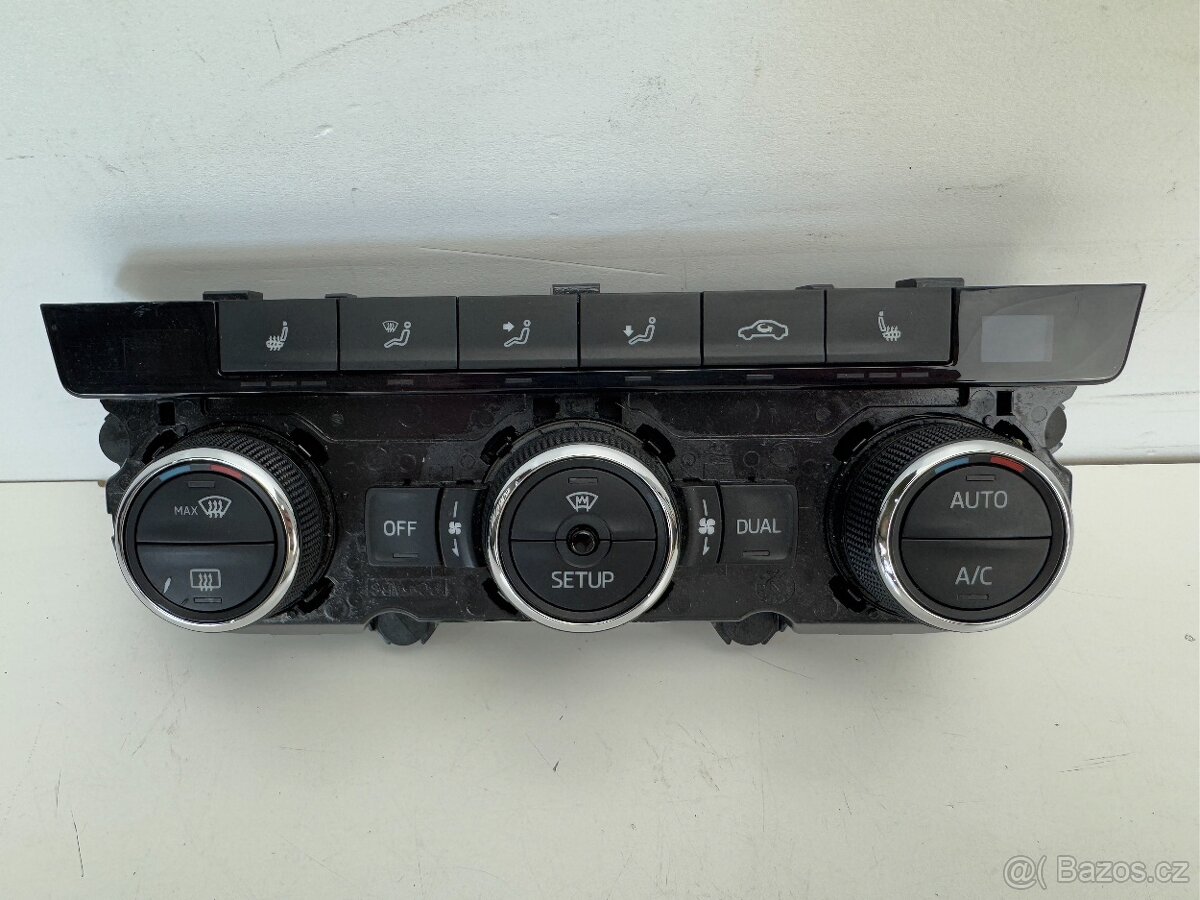 Panel ovládání topení- výhřev Škoda Octavia III 5E0907044N