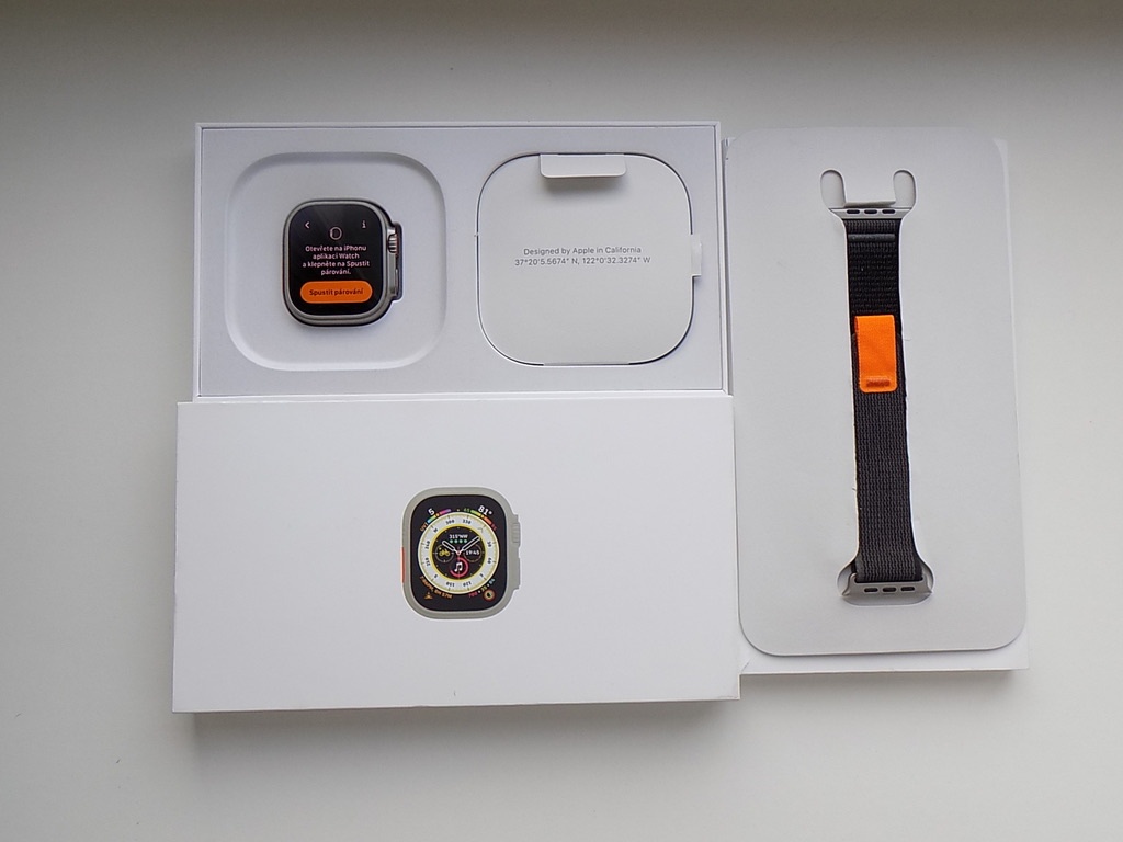 Apple Watch Ultra GPS + Cellular Titan - ZÁRUKA - SUPER STAV