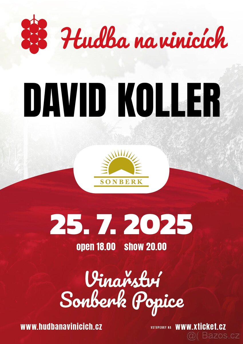 David Koller - Vinařství Sonberk - Hudba na vinicích 2025