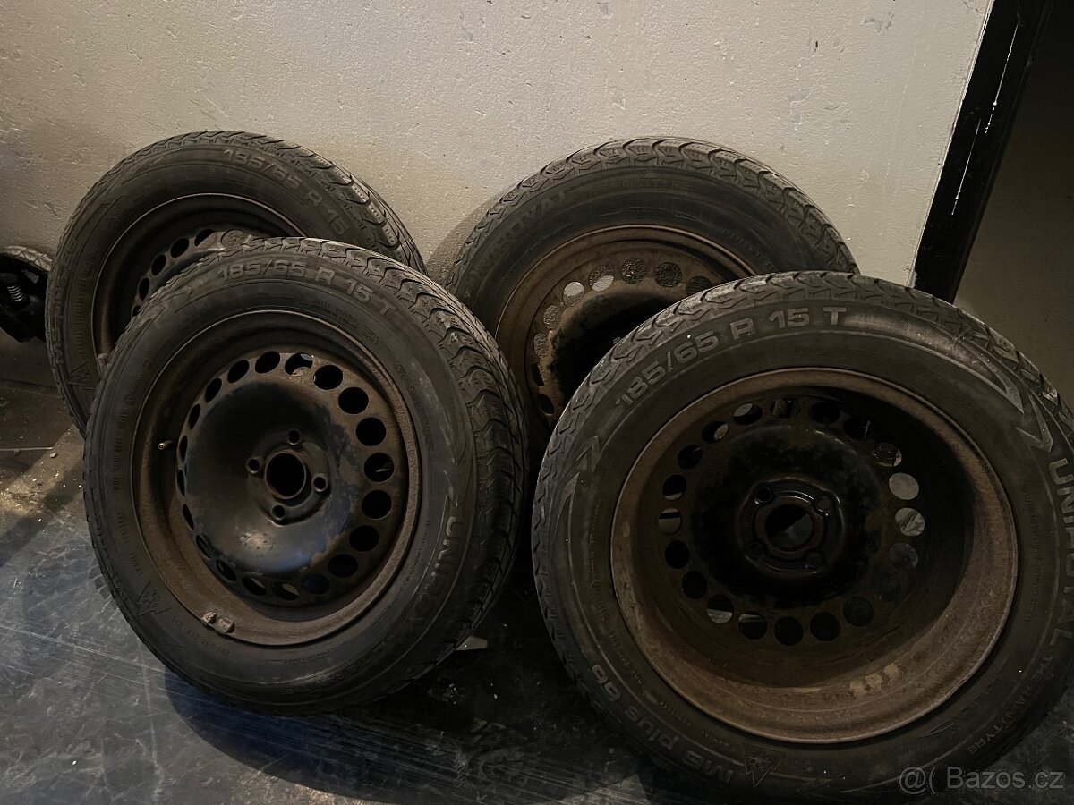 Zimní pneu 185/65 R15 T + DISKY