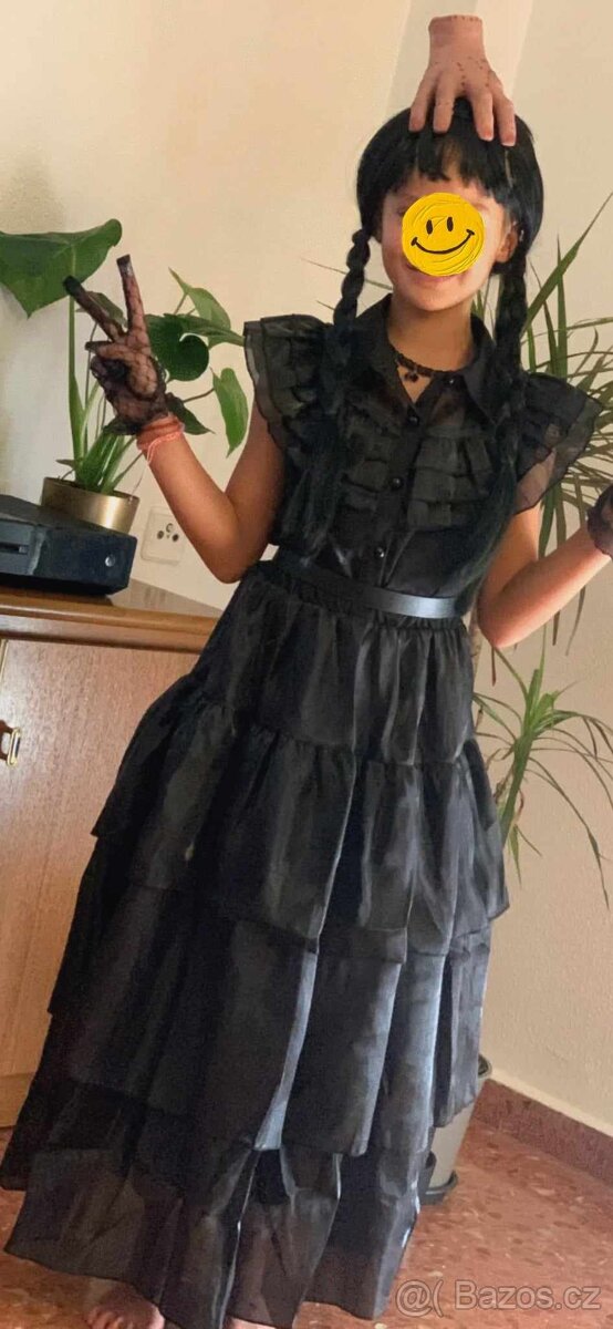 Wednesday Halloween šaty / kostým
