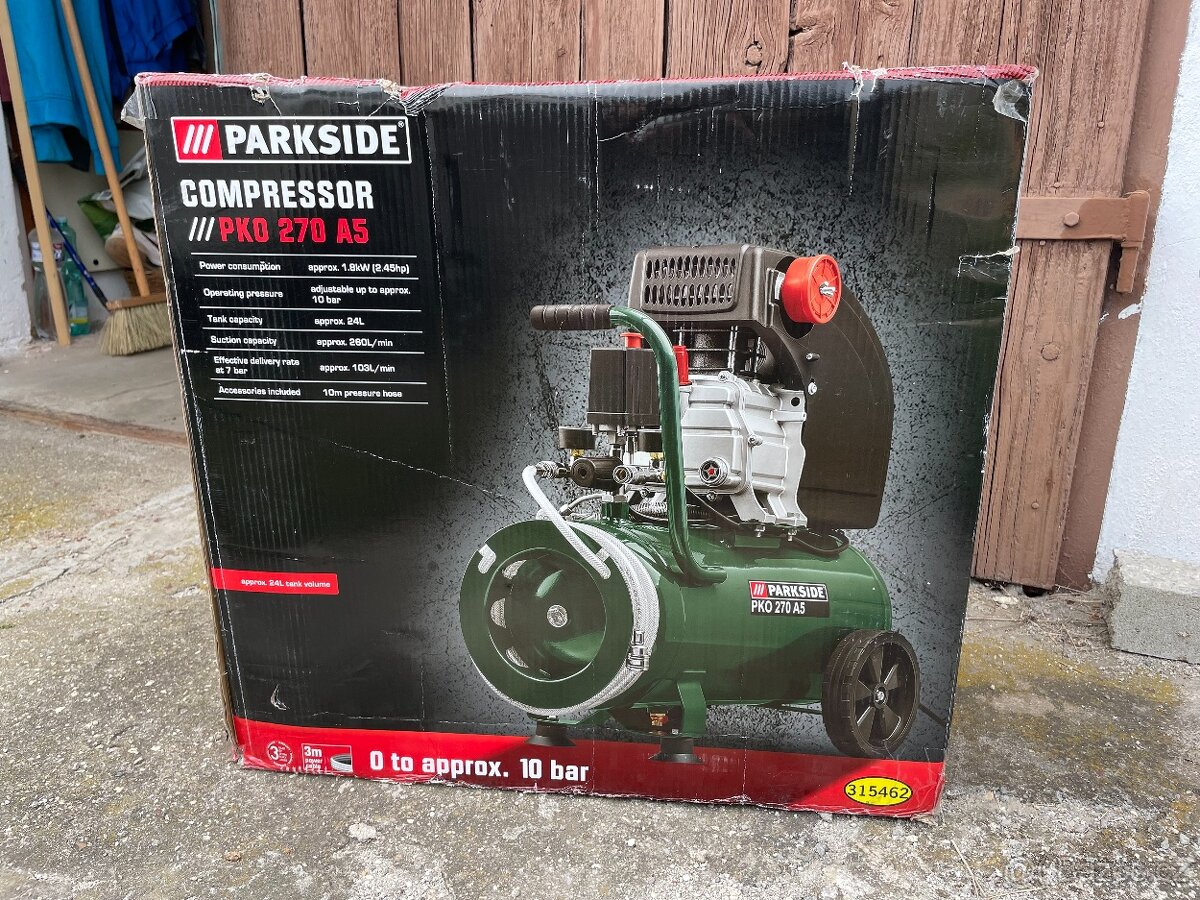 Kompresor Parkside PKO 270 - NOVÝ