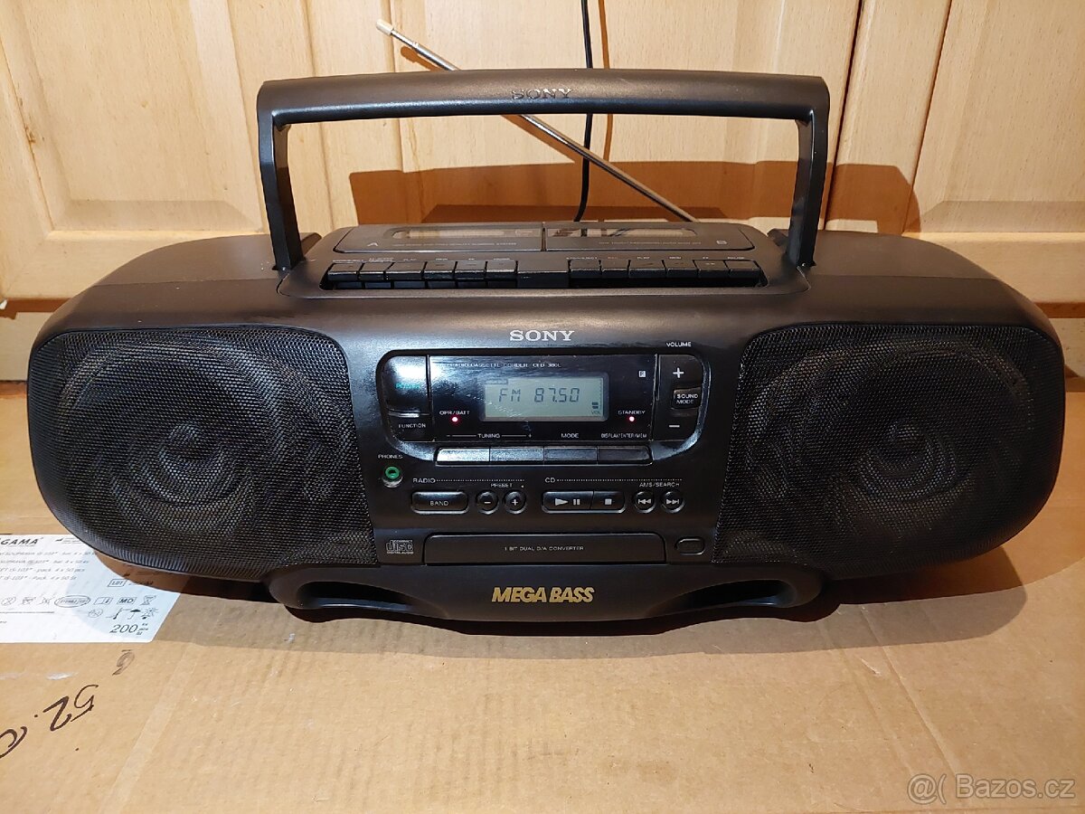 Rádio sony cfd 380l