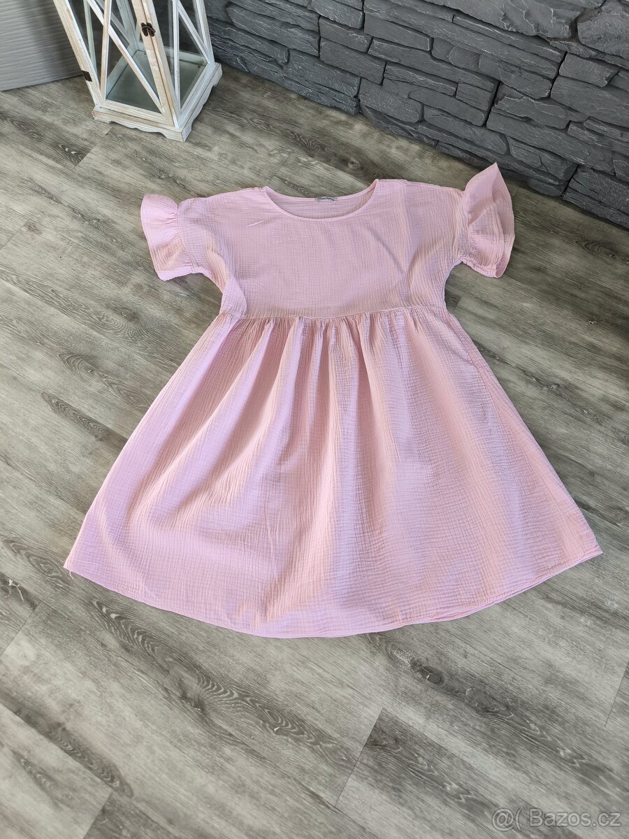 Mušelínové šaty vel. M