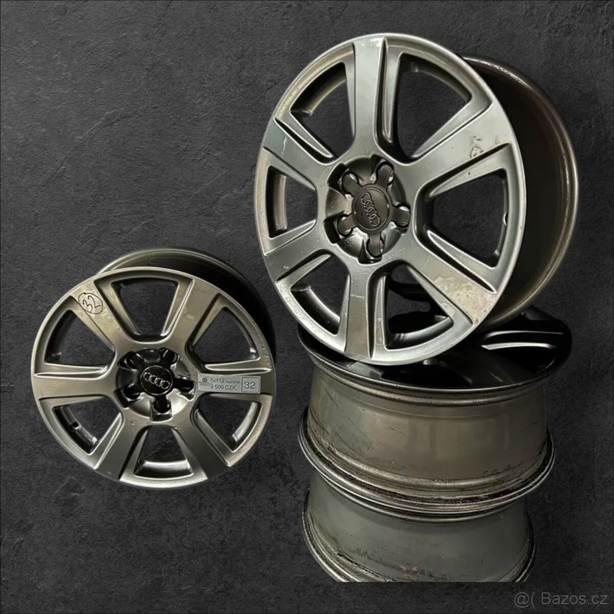 Zánovní originální alu kola Audi 5x112 r17