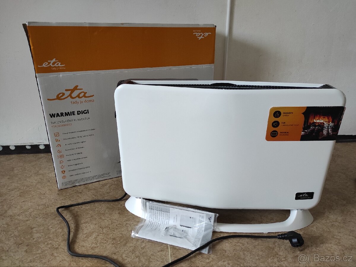 Teplovzdušný konvektor ETA Warmie Digi