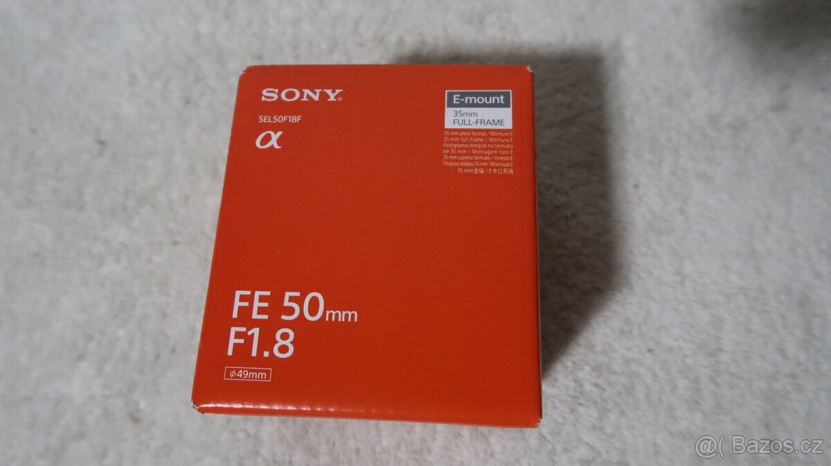 SONY FE 50 f1,8