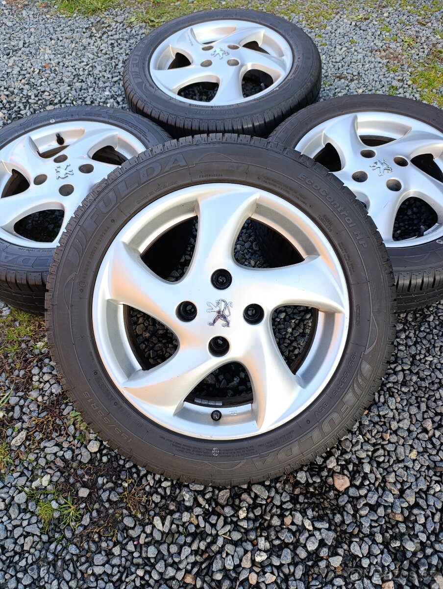 Alu disky R15 Peugeot, Citroen